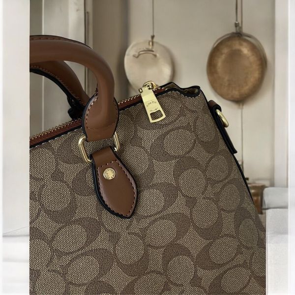 Сумка женская Coach Crossbody, бежевая 20272-3 фото