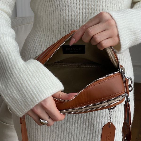 Сумка женская Coach Graham Crossbody, карамельная 20336-3 фото
