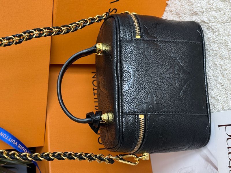 Сумка женская Louis Vuitton Nice Mini Empreinte Black A0114 фото