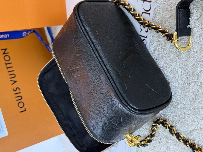 Сумка женская Louis Vuitton Nice Mini Empreinte Black A0114 фото